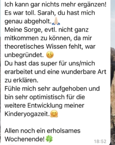 kinderyoga weiterbildung